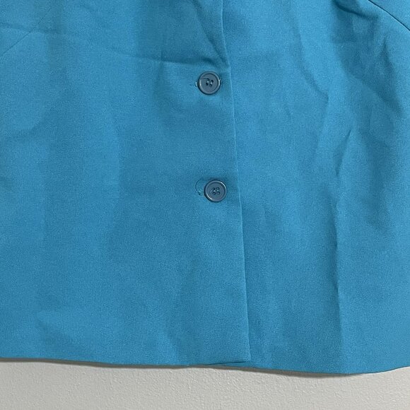 Vintage Btime USA Sleeveless Blouse Button Women Size 10 Retro Essential Collar - Picture 6 of 12